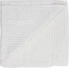 Baumwolltuch - weiß Lurex silber - quadratisches Tuch Produktbild-Vorschau 4