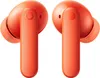 A pair of orange wireless earbuds are shown against a white background. Náhled obrázku produktu