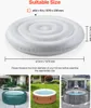 SucceBuy Aufblasbare Whirlpool-Abdeckung, 137 cm, rund, Produktbild-Vorschau 2