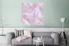 MuchoWow® Poster Marmor - Flieder - Gold 75x75 cm - Wand Produktbild-Vorschau 5