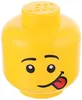LEGO Mini tête de rangement STORAGE HEAD SILLY 360 ml jaune Voir les images du produit 3