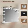 Puluomis Kosmetikspiegel Hollywood 15 LED 58x45cm 3 Farben Produktbild-Vorschau 5