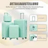 LVHOM set di valigie rigide 4 pezzi in ABS, set da Anteprima dell’immagine prodotto 8