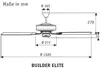 Deckenventilator mit Zugkette Builder Elite 132 cm Nickel Produktbild-Vorschau 7