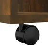 vidaXL Armadio a rotelle rovere fumé 60x35x75 cm materiale Anteprima dell’immagine prodotto 10
