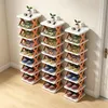 3er-Set Schuhregal, steckbar und zerlegbar, einfaches Produktbild-Vorschau 1