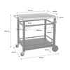 sweeek - Outdoor-Servierwagen zum Grillen, schwarz - Produktbild-Vorschau 7