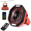 Tischventilator Campingventilator mit Licht und Produktbild-Vorschau 1