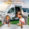 ELONEO Chaise de camping pliante avec repose-jambes Voir les images du produit 9
