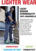 Cofra Arbeitshose Slim Fit atmungsaktiv 100% Baumwolle 48 Produktbild-Vorschau 2