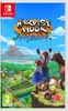 The cover art for the Nintendo Switch game Harvest Moon: One World, featuring characters, animals, and a farm scene. Produktbild-Vorschau