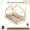 Cama infantil Crazy Pine de 120x200 cm – Cama para niños Vista previa de la imagen del producto 2