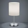 Lampe de table JERRY 1 flamme Chrome Abat-jour en tissu Voir les images du produit 8