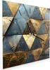 Wanduhr aus Glas mit Motiv Geometrische Wandkunst- 30 x 30 Produktbild-Vorschau 2