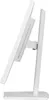 Side view of a white computer monitor on a white stand. Anteprima dell’immagine prodotto
