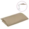 A folded taupe umbrella cover is shown on a white background, with a small inset image of an open cantilever umbrella. Voir les images du produit