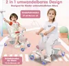 COSTWAY triciclo con manubrio, 2 in 1 auto a spinta e Anteprima dell’immagine prodotto 3