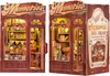 Habarri | DIY Book Nook - dischi retrò - puzzle 3D - kit Anteprima dell’immagine prodotto 1