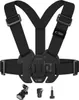 A black chest mount harness for action cameras. Náhľad obrázku produktu