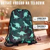 HECKBO Detské vrecko na prezuvky s motívom dinosaurov | Náhľad obrázku produktu 2