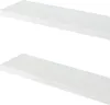 Two white shelves are shown against a white background. Produktbild-Vorschau