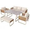 Gartenlounge-Set für 6-7 Personen–Rattan Sitzgruppe in Produktbild-Vorschau 11