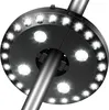 A close-up shot of an LED umbrella light attached to a pole. Produktbild-Vorschau