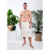 Kilt męski pareo do sauny 100% naturalna bawełna Yeye Ecru Podgląd zdjęcia produktu 1
