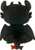 Grande Mascotte Drago Nero 60 Cm - Amico Di Peluche Per Anteprima dell’immagine prodotto 3