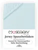 Müskaan Jersey Spannbettlaken 180x200 - 200x220 aqua für Produktbild-Vorschau 1