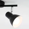 Deckenleuchte Spotleuchte Retro schwenkbar E14 25 W schwarz Produktbild-Vorschau 5
