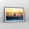 Gerahmtes Poster - Schwarzer Rahmen - Feld Nebel Natur Baum Produktbild-Vorschau 8