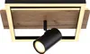 Globo Lighting Deckenleuchte Metall schwarz matt, LED Produktbild-Vorschau 2