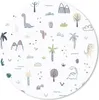 MuchoWow® Mauspad Mousepad Dinosaurier - Bäume - Muster Produktbild-Vorschau 1
