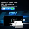 80W SUPERCHARGE Ladegerät, USB C Ladegerät, USB Produktbild-Vorschau 2
