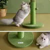 A cat scratching a cat tree with a toy ball attached. Produktbild-Vorschau