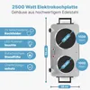 Bomann® Edelstahl-Doppelkochplatte | Kochplatte mit 2 Produktbild-Vorschau 9