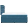Boxspringbett mit Matratze Blau 140x200 cm Samt Produktbild-Vorschau 7