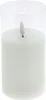 Candela LED in vetro con funzione timer 7,5x15cm bianco Anteprima dell’immagine prodotto 6