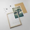 Gerahmtes Poster - Rahmen in heller Eiche - Baum Natur Feld Produktbild-Vorschau 4