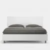 Doppelbett mit Stauraum 160x190cm weißes Holz Design New Produktbild-Vorschau 1