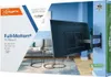 The image shows the packaging of a Vogel's TV mount, with a TV mounted on the wall in the background. Anteprima dell’immagine prodotto