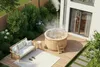 FinnTherm Holz Badefass Bergen, Hot Tub Ø 200 x 110 cm für Produktbild-Vorschau 3