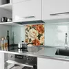 Küchenrückwand Spritzschutz Glas mit Motiv Blumenpracht 40 Produktbild-Vorschau 2