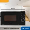 Exquisit Mikrowelle MW 900-030 schwarz | 700 W | Garraum 20 Produktbild-Vorschau 6