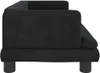 vidaXL Pelíšek pro psy černý 80x45x30 cm Velvet Náhled obrázku produktu 4