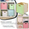 Zusammensteckbare Holzbox 32 cm Mehrfarbig Aufbewahrungsbox passend für Kallax und Expedit 4 Stück Produktbild-Vorschau