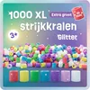 Grote 10 mm glitterstrijkkralen, 1000 stuks, voor kinderen Productafbeelding-voorbeeld 2