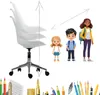 SVITA EDDY Schreibtischstuhl für Kinder Drehstuhl Produktbild-Vorschau 2