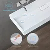doporro Lavabo Suspendu avec Bonde Vasque à Poser Blanc Voir les images du produit 5